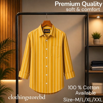 100%cartoon premium quality stipe shirt