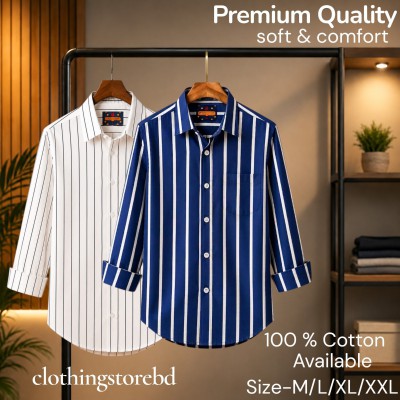 2 pis 100%cartoon premium quality stipe shirt