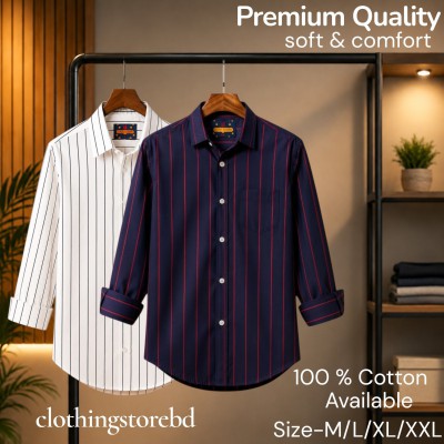 2 pis 100%cartoon premium quality stipe shirt