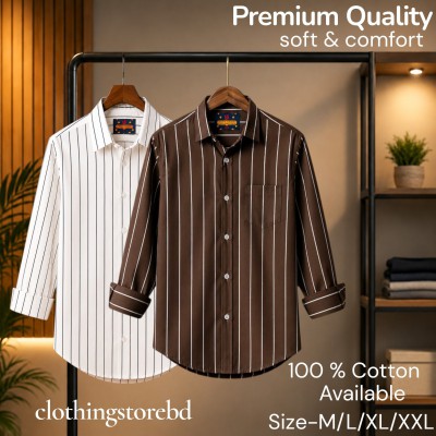 2 pis 100%cartoon premium quality stipe shirt