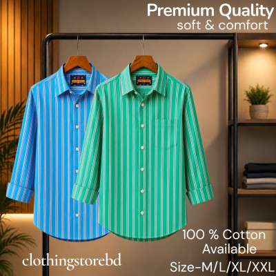 2 pis 100%cartoon premium quality stipe shirt