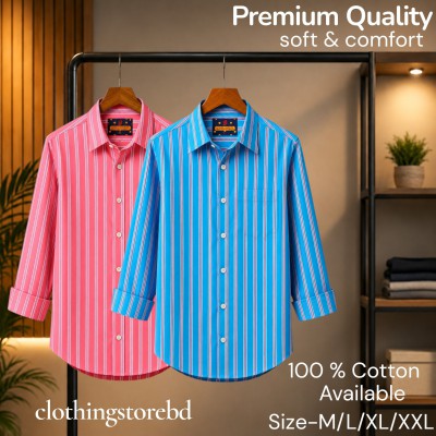 2 pis 100%cartoon premium quality stipe shirt