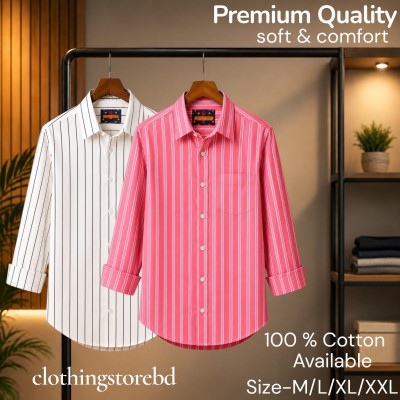 2 pis 100%cartoon premium quality stipe shirt