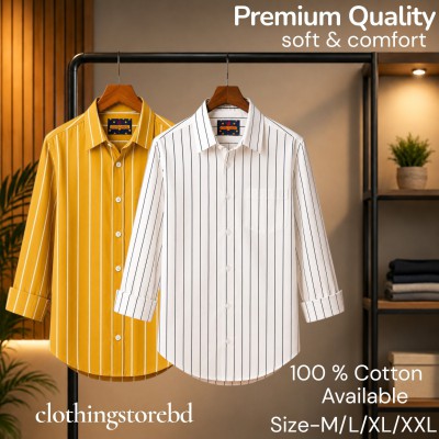 2 pis 100%cartoon premium quality stipe shirt