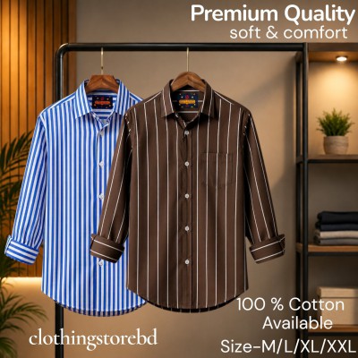 2 pis 100%cartoon premium quality stipe shirt