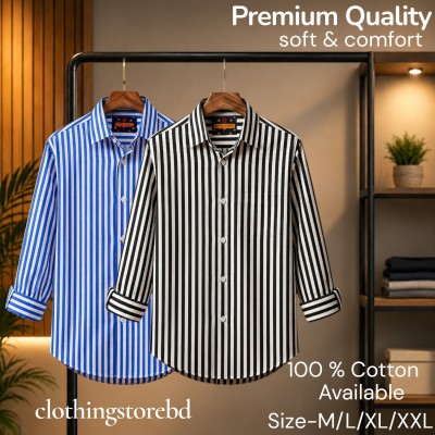 2 pis 100%cartoon premium quality stipe shirt