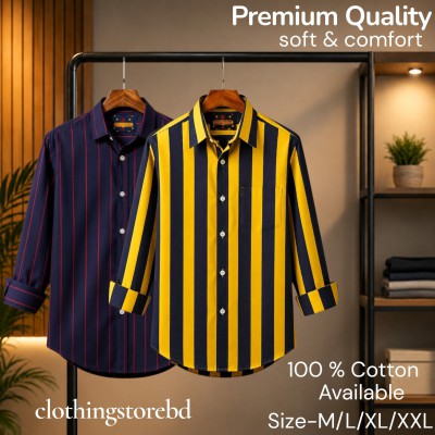 2 pis 100%cartoon premium quality stipe shirt