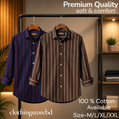 2 pis 100%cartoon premium quality stipe shirt