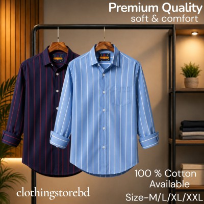 2 pis 100%cartoon premium quality stipe shirt