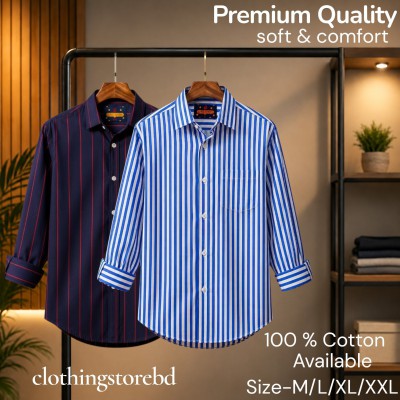 2 pis 100%cartoon premium quality stipe shirt