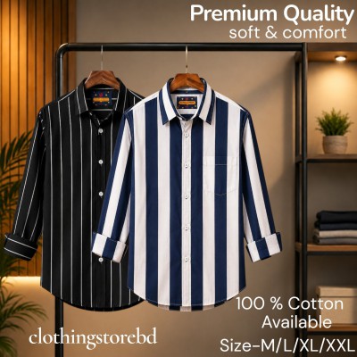 2 pis 100%cartoon premium quality stipe shirt