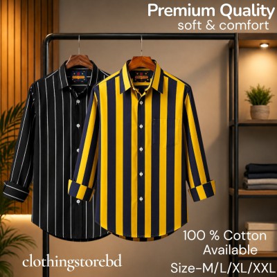 2 pis 100%cartoon premium quality stipe shirt