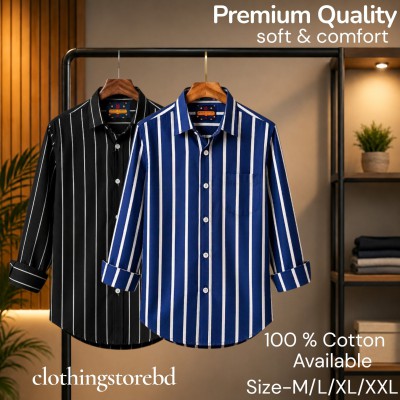 2 pis 100%cartoon premium quality stipe shirt