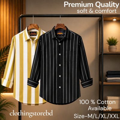 2 pis 100%cartoon premium quality stipe shirt