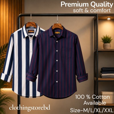 2 pis 100%cartoon premium quality stipe shirt