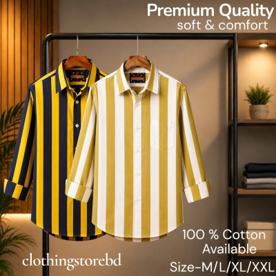 2 pis 100%cartoon premium quality stipe shirt