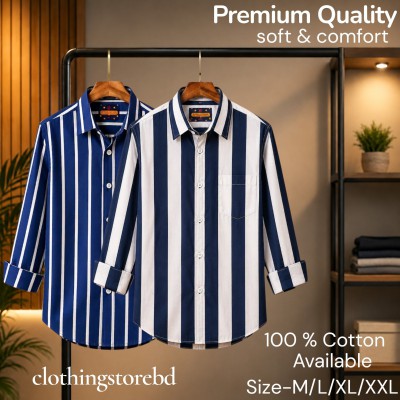 2 pis 100%cartoon premium quality stipe shirt