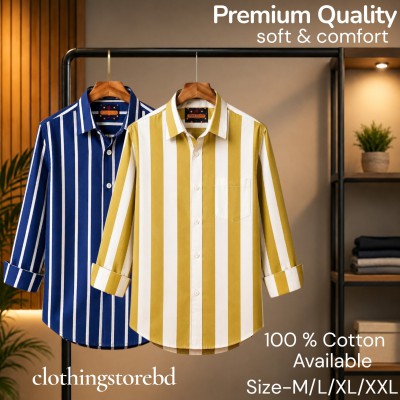 2 pis 100%cartoon premium quality stipe shirt