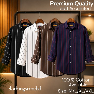 4 pis 100%cartoon premium quality stipe shirt