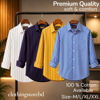 4 pis 100%cartoon premium quality stipe shirt