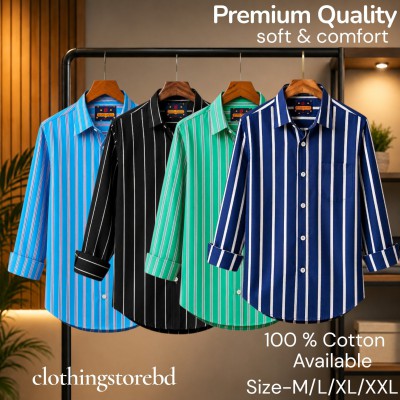 4 pis 100%cartoon premium quality stipe shirt