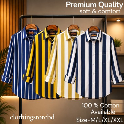4 pis 100%cartoon premium quality stipe shirt