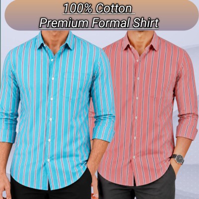 2 pis 100%cartoon premium quality stipe shirt