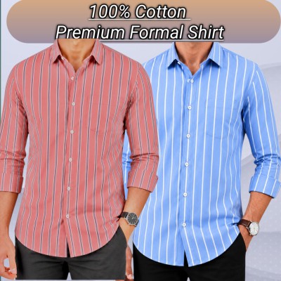 2 pis 100%cartoon premium quality stipe shirt
