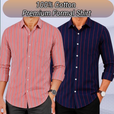 2 pis 100%cartoon premium quality stipe shirt