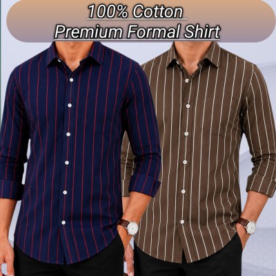 2 pis 100%cartoon premium quality stipe shirt