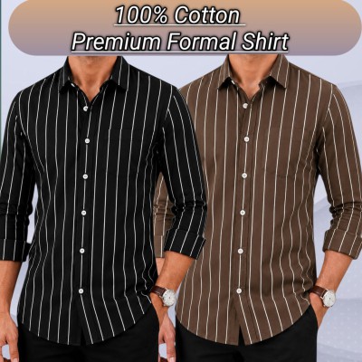 2 pis 100%cartoon premium quality stipe shirt