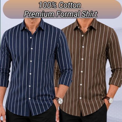 2 pis 100%cartoon premium quality stipe shirt