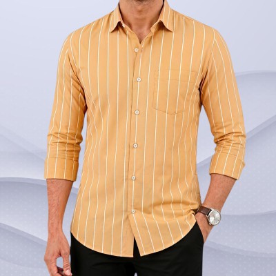 100%cartoon premium quality stipe shirt