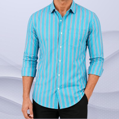 100%cartoon premium quality stipe shirt