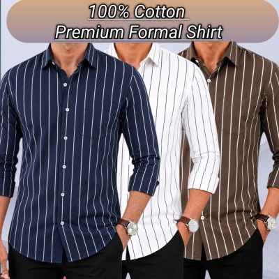 3 pis 100%cartoon premium quality stipe shirt